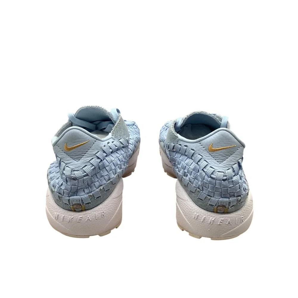 Nike Air Footscape Woven Denim Blue Gold FV6103-400 Womens 6.5 Sneakers